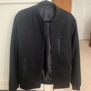 TopMan Wool Rich Bomber Jacket